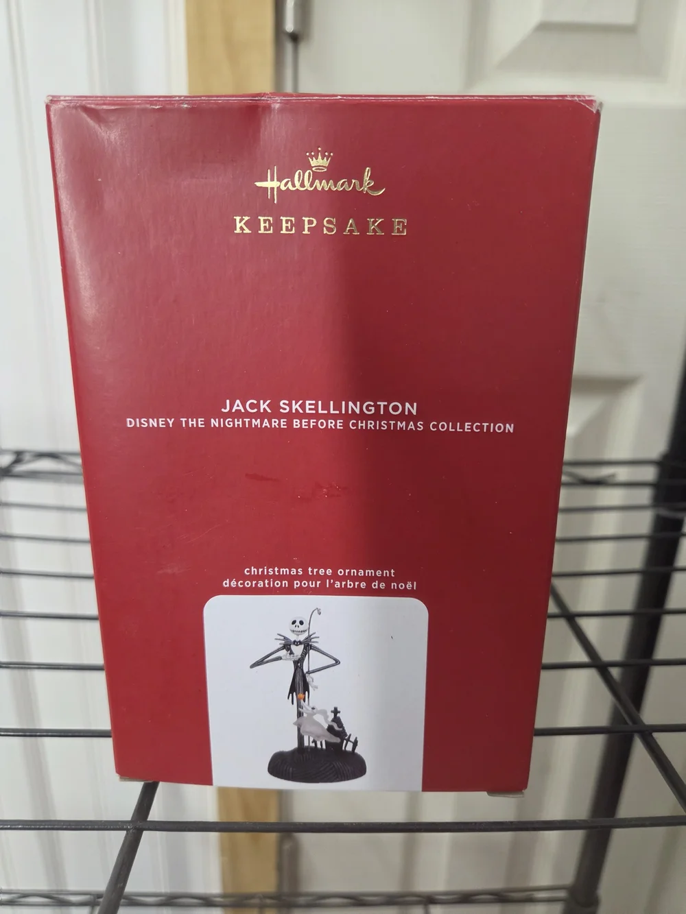 2020 Hallmark Keepsake Jack Skellington Red Christmas Ornament
